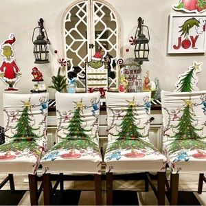 Grinch Chair Covers (set of 4)